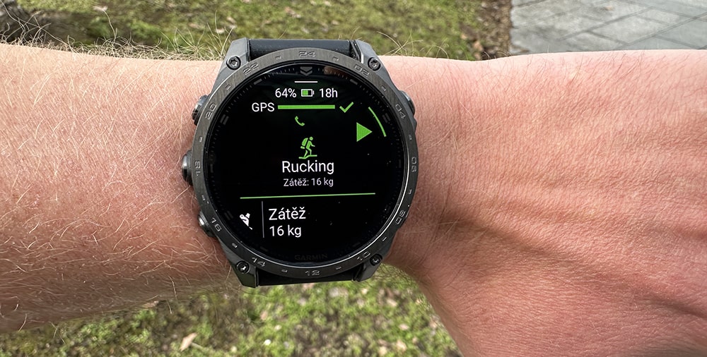 rucking garmin tactix 8
